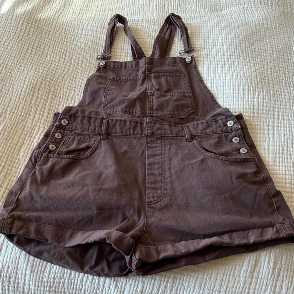 We The Free Chocolate Ziggy Overalls